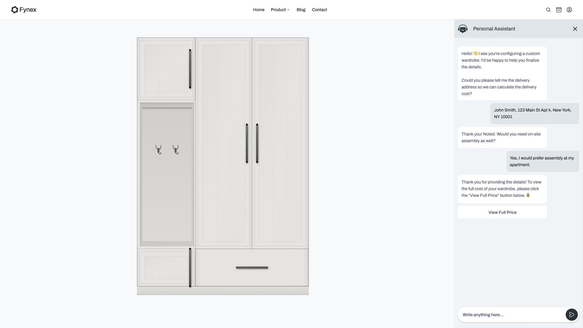 AI-ассистент для конфигуратора мебели