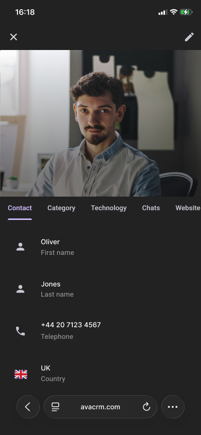 CRM in messenger format