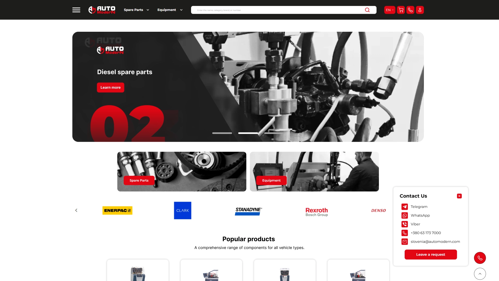 Automodern Website main