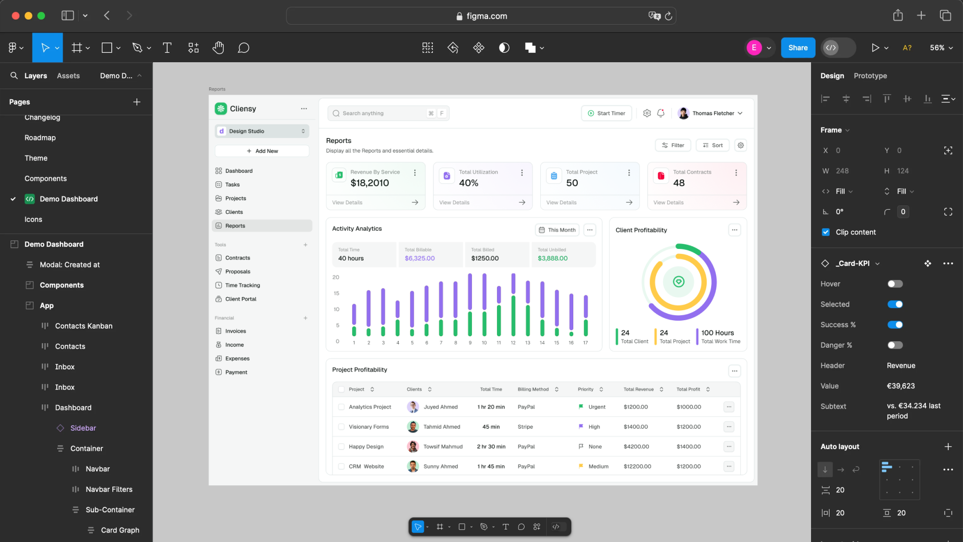 UX/UI design development