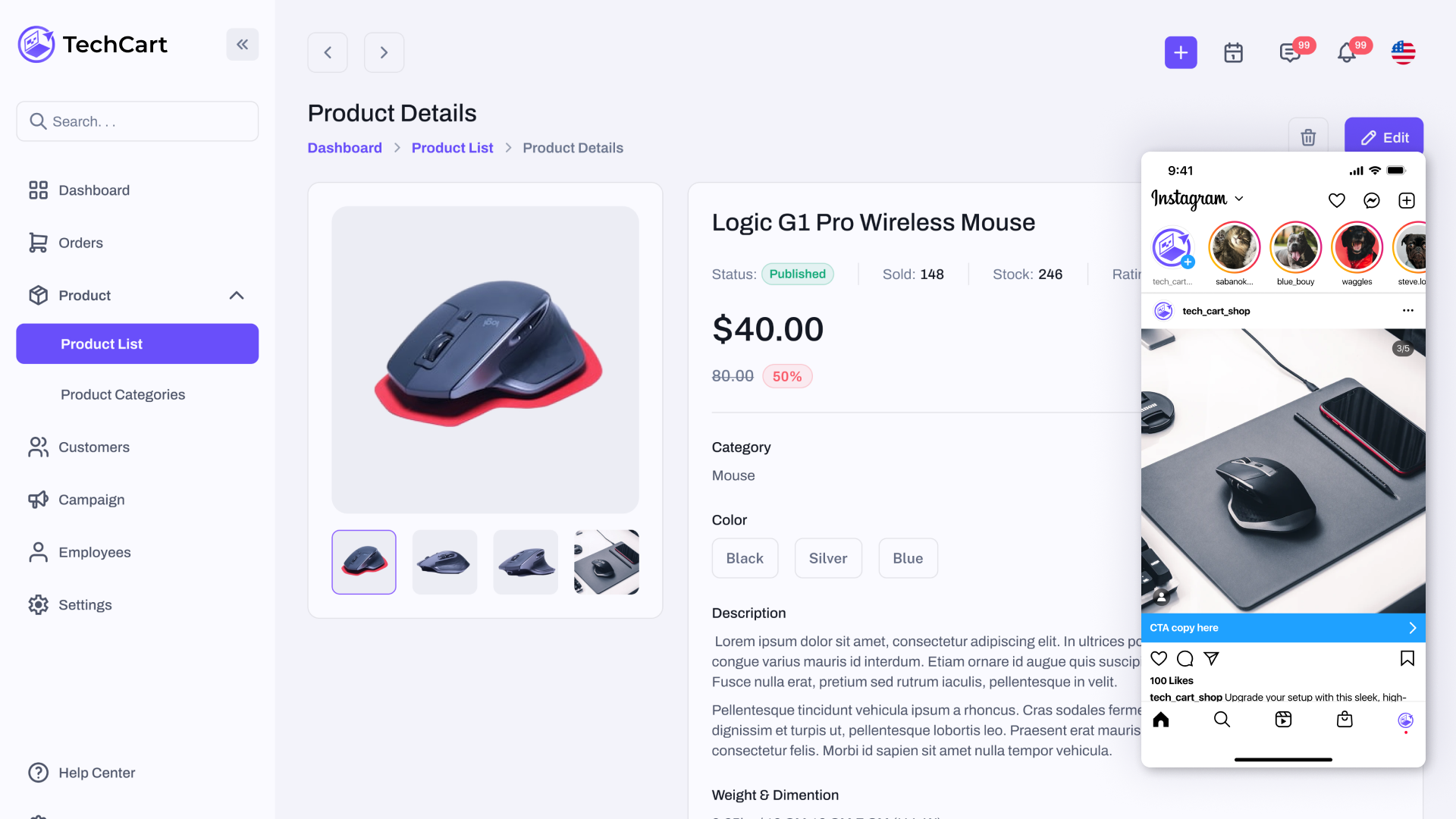 CRM Integration social media