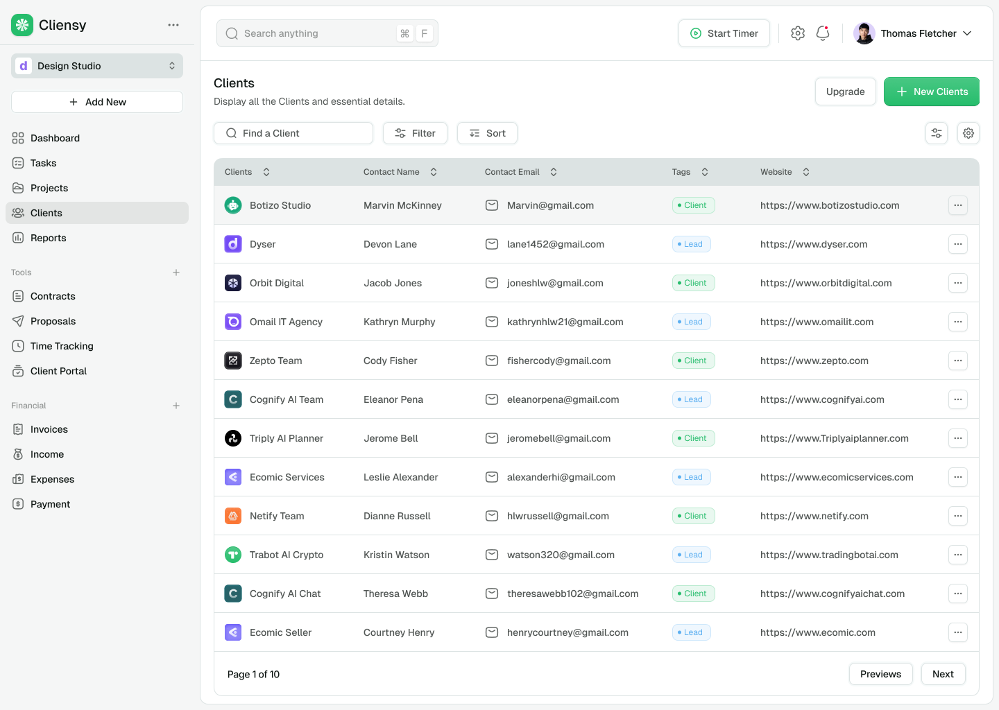 CRM for customer management