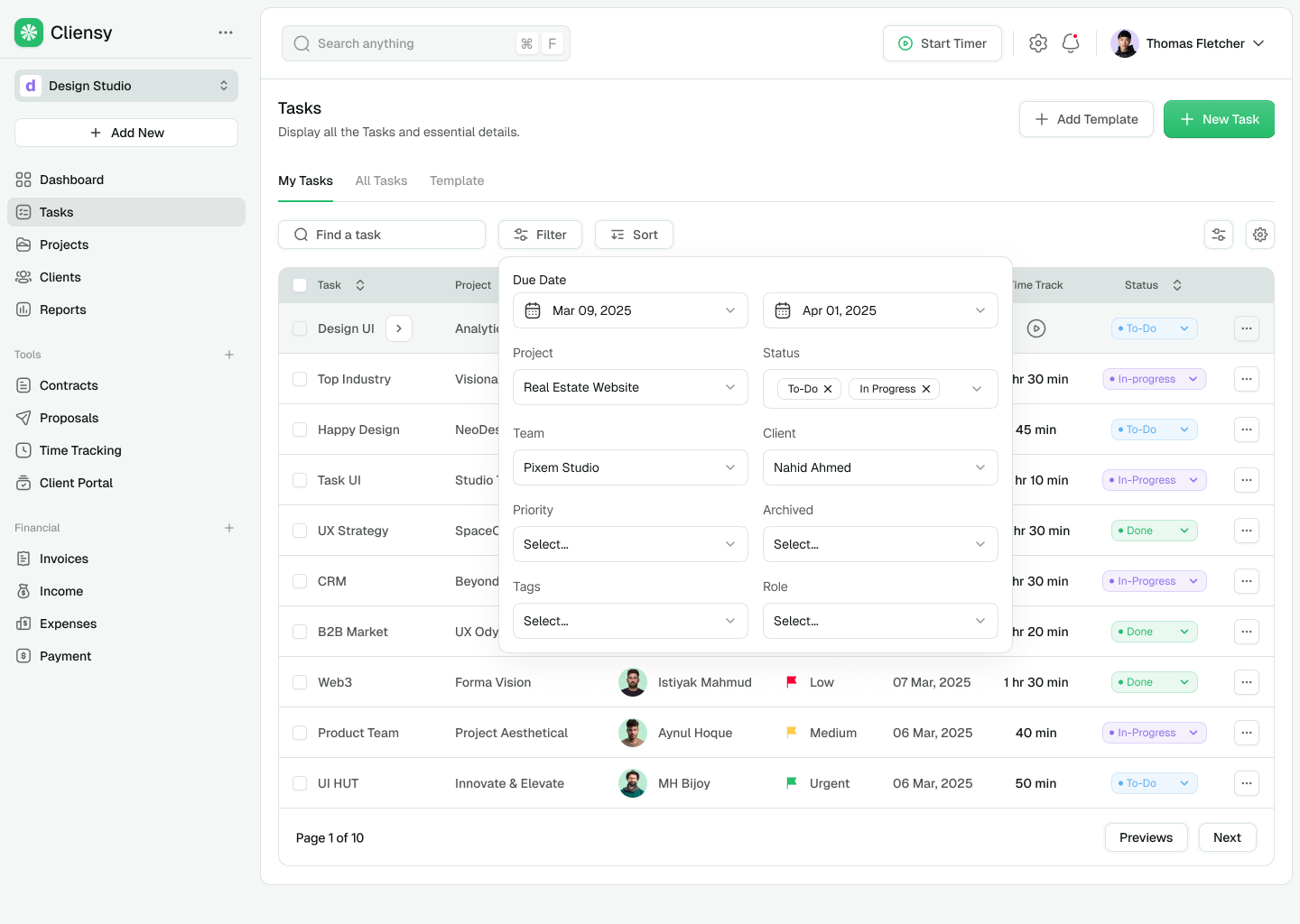 CRM for project management