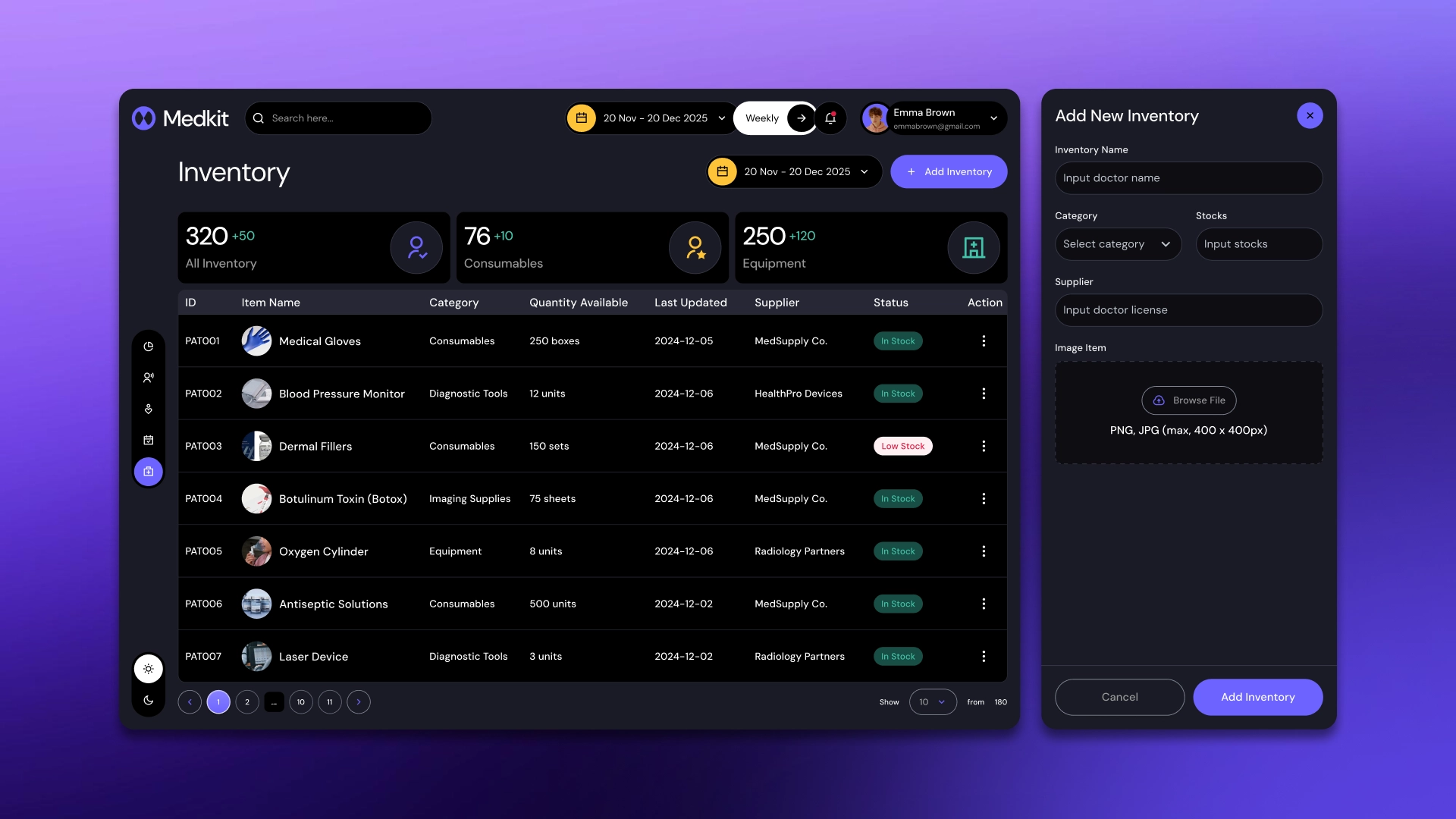 CRM: Accounting for consumables in cosmetology