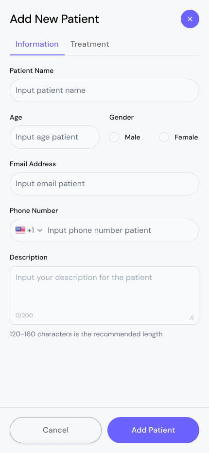 Мобильная CRM для добавления клиентов