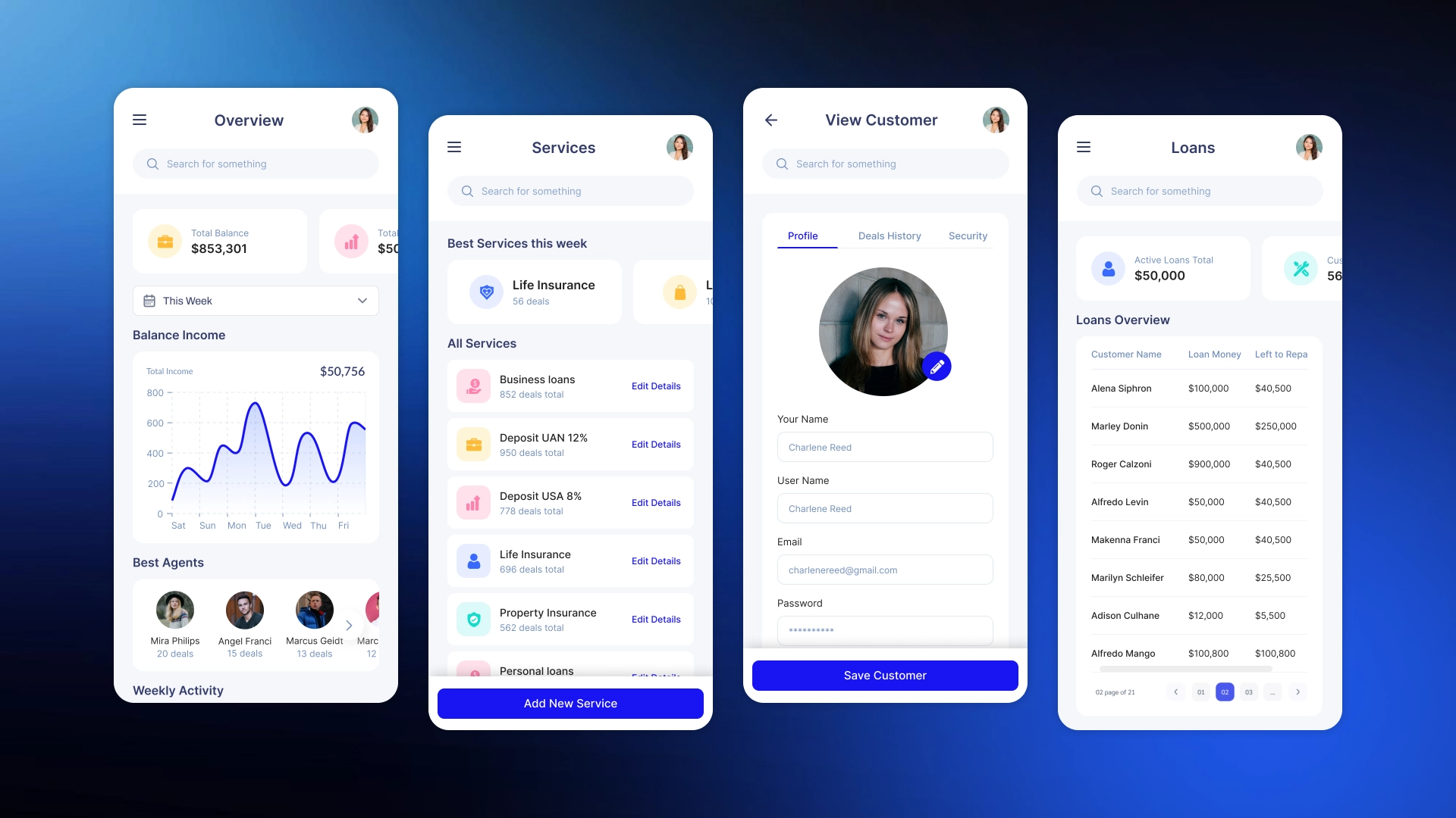 An application for automating microfinance organizations