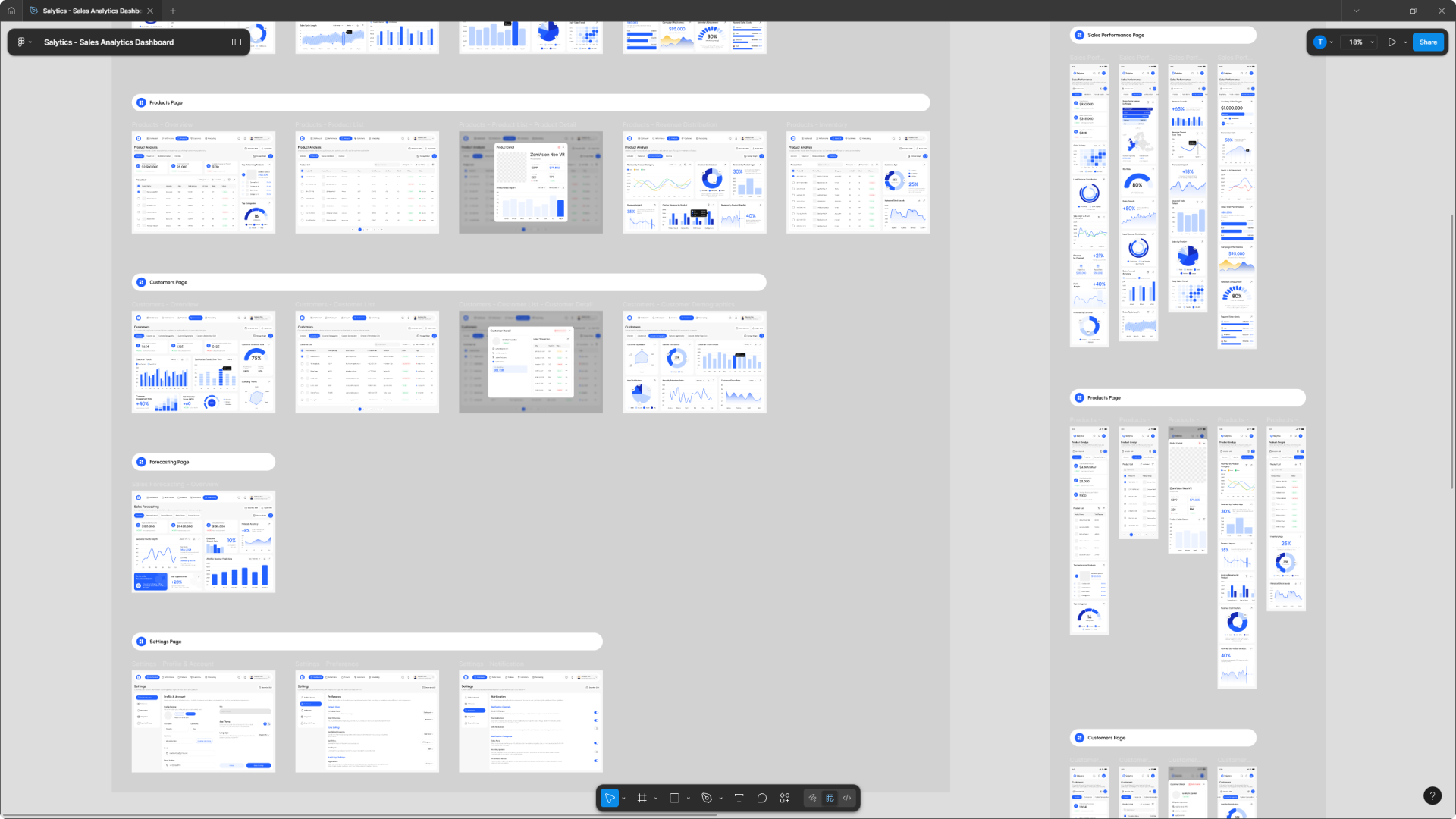 CRM interface development