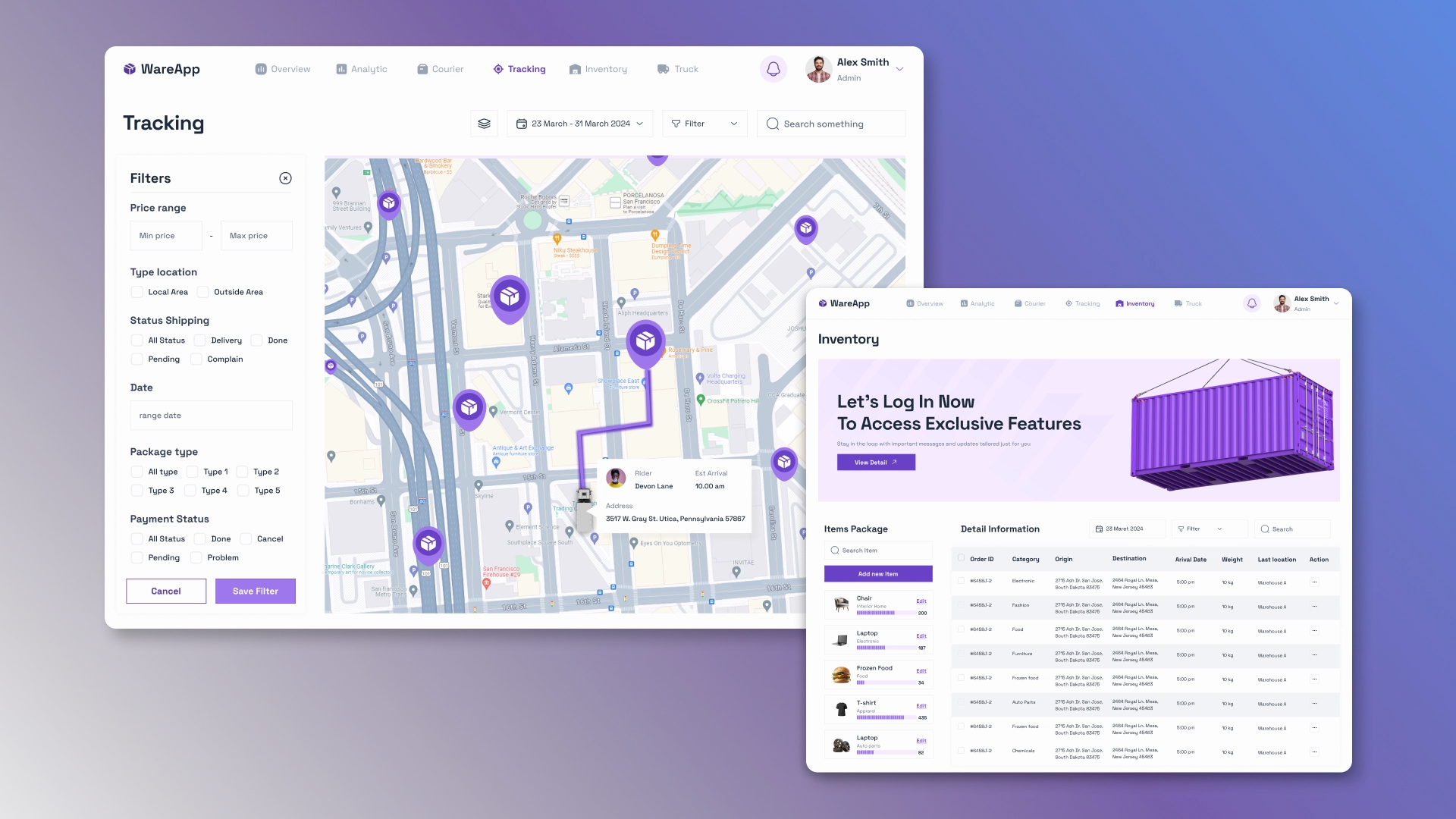 Automation of transport logistics
