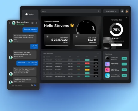 Integration of AI administrator into CRM system