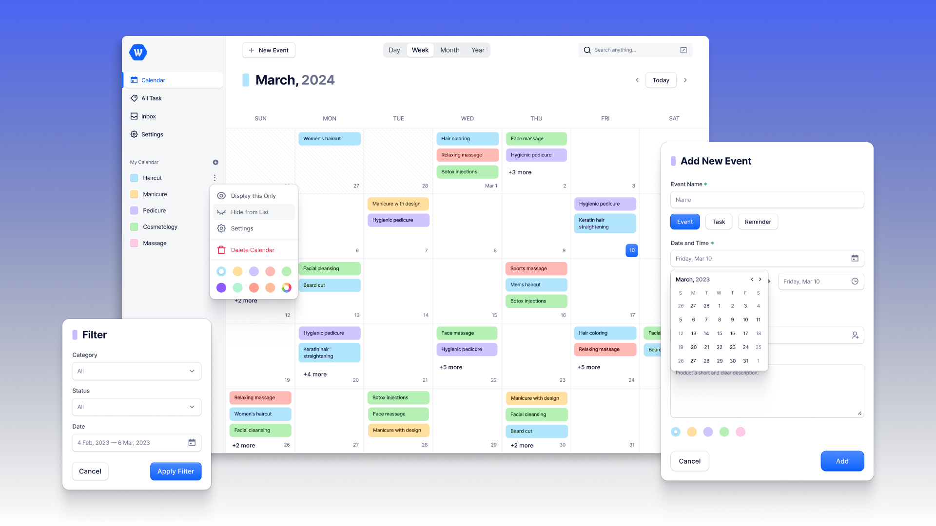 CRM for an aesthetic medicine clinic