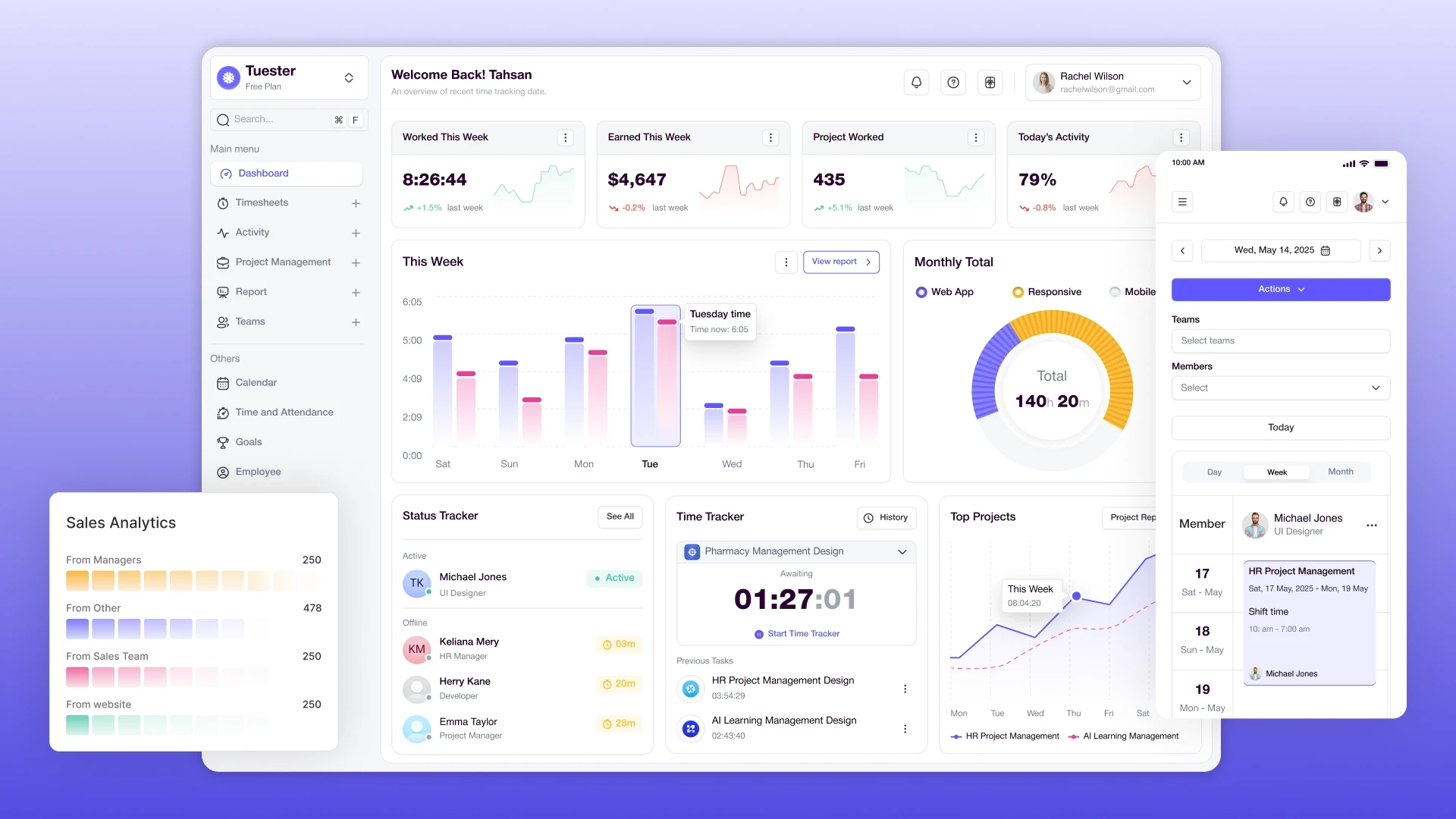 Development of a custom CRM system for business