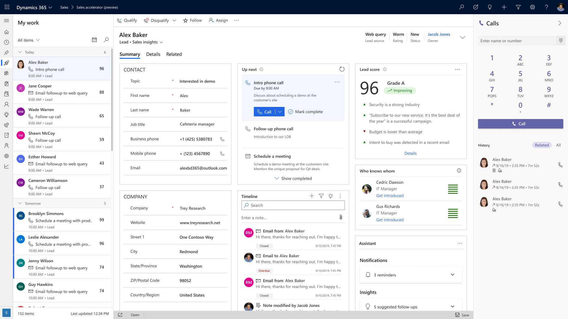 Microsoft Dynamics 365 contact center
