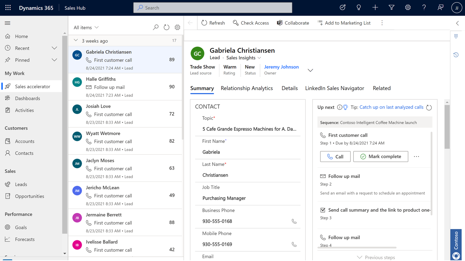 Dynamics 365 Marketing / Customer Insights