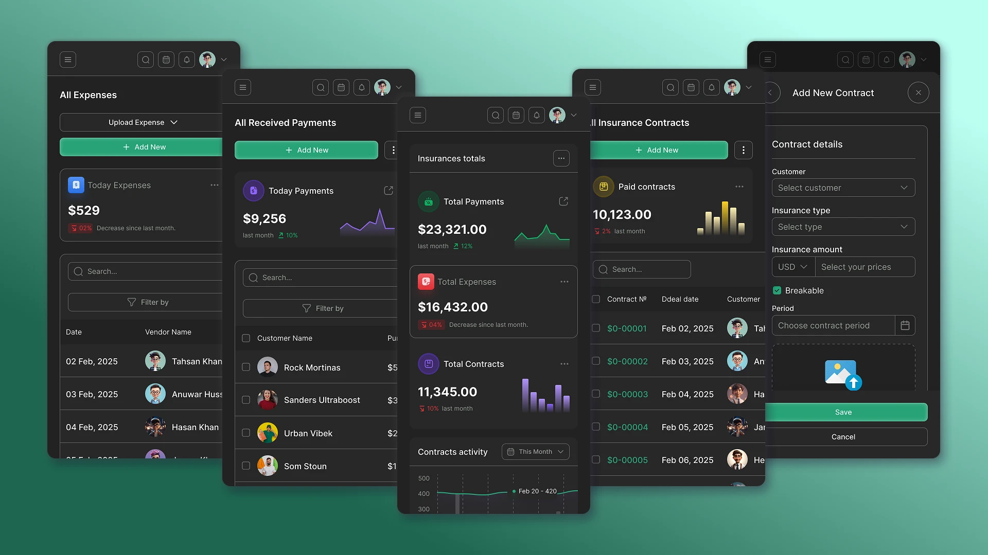 Mobile CRM for an insurance company