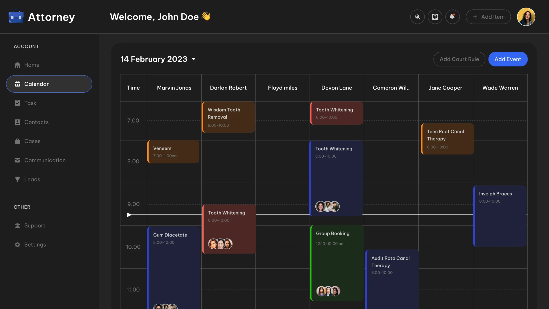 Development of a turnkey CRM system for a law firm