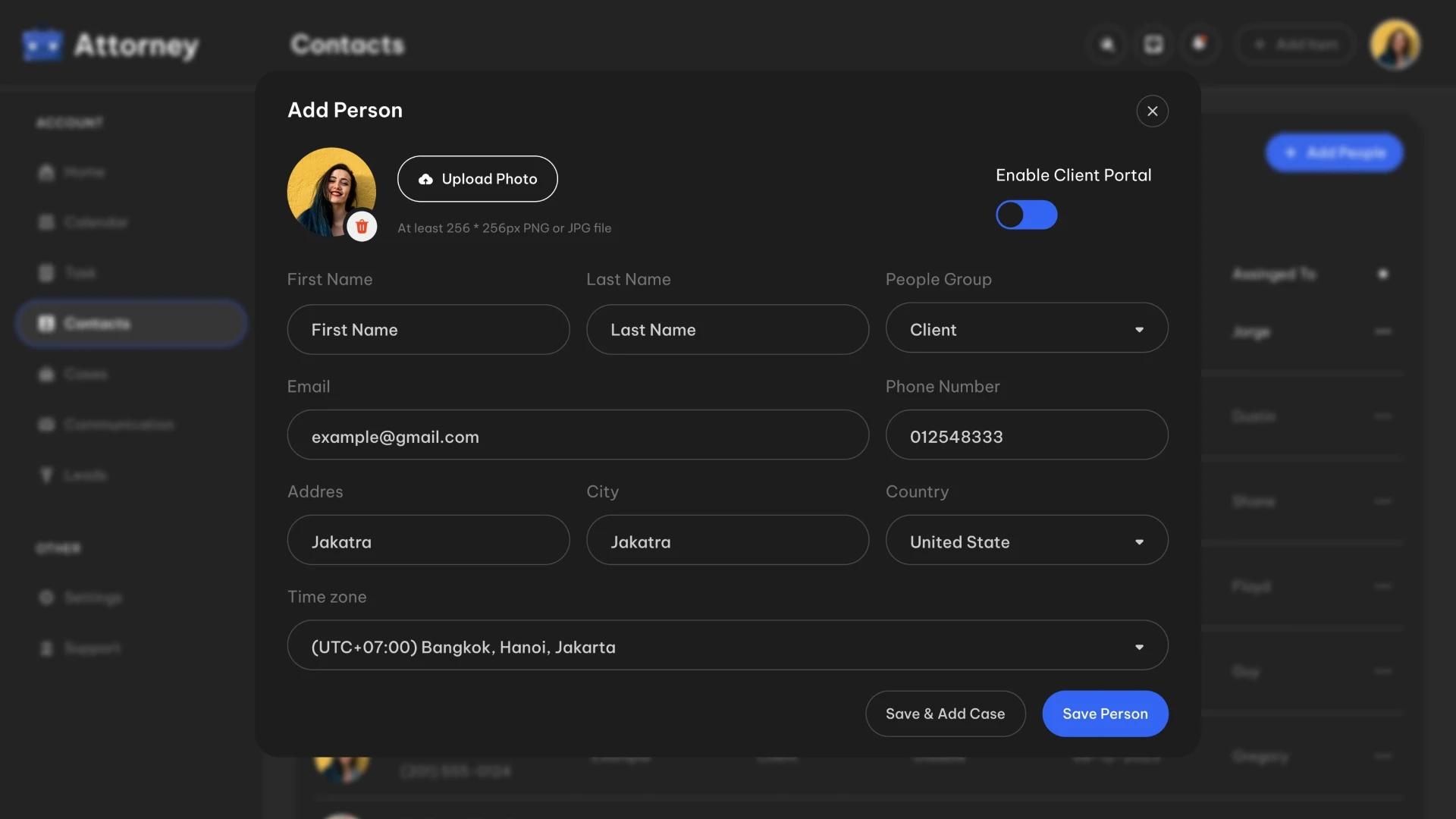 Custom CRM development for lawyers