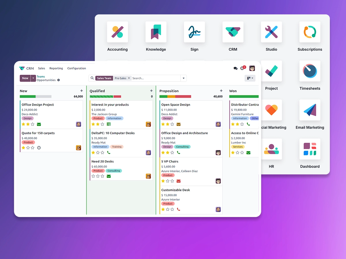 odoo erp crm