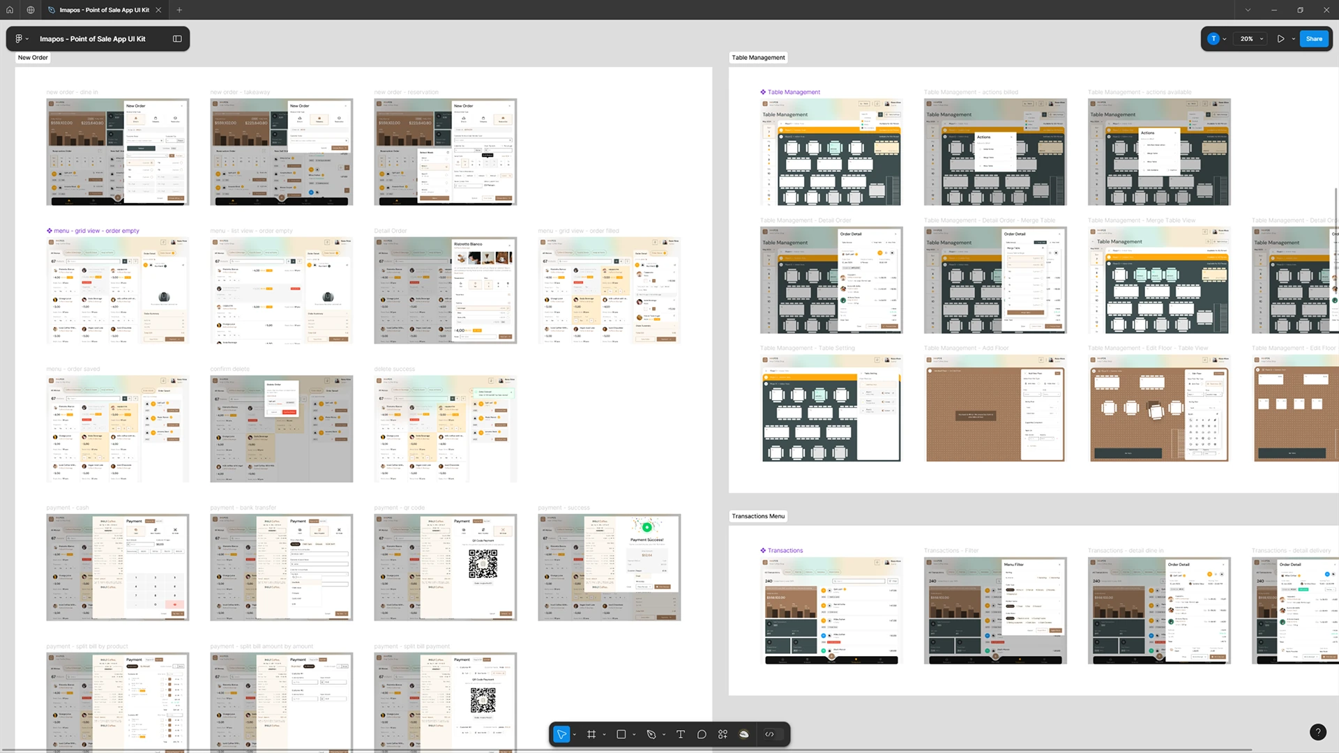 Restaurant CRM UX/UI development